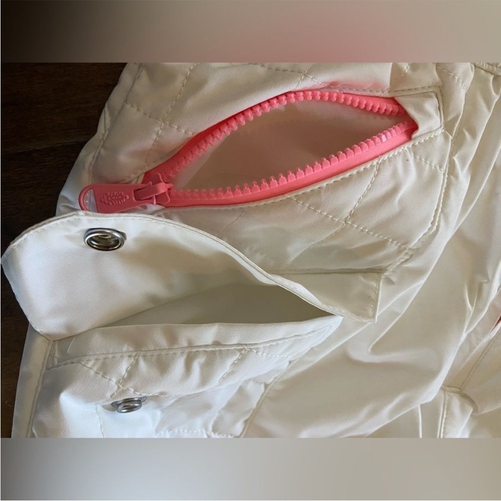 NEW FP Movement All Prepped Ski Suit Snowsuit Snow Bib White Pink Size L $698 - Picture 6 of 13